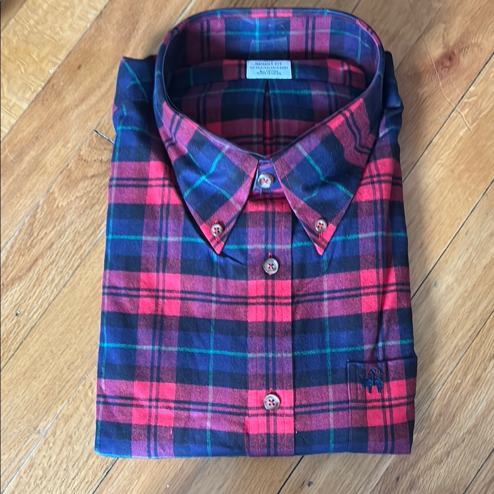 Brooks Brothers Red Plaid Shirt - XL NWT